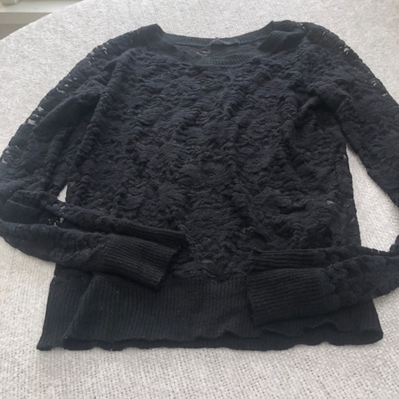 Garage M lace like like top, long sleeves, new or like new - Picture 6 of 6